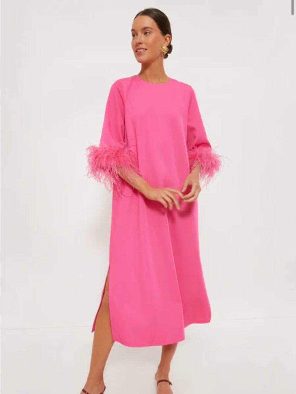 Tuckernuck Hot Pink Feather Jamie Dress